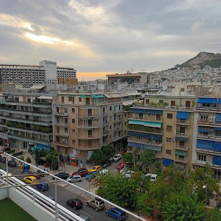 Top Floor Studio Near Metro&View&200Mbps أثينا المظهر الخارجي الصورة