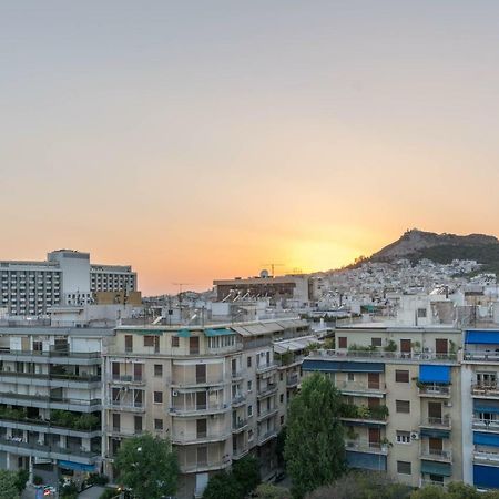 Top Floor Studio Near Metro&View&200Mbps أثينا المظهر الخارجي الصورة