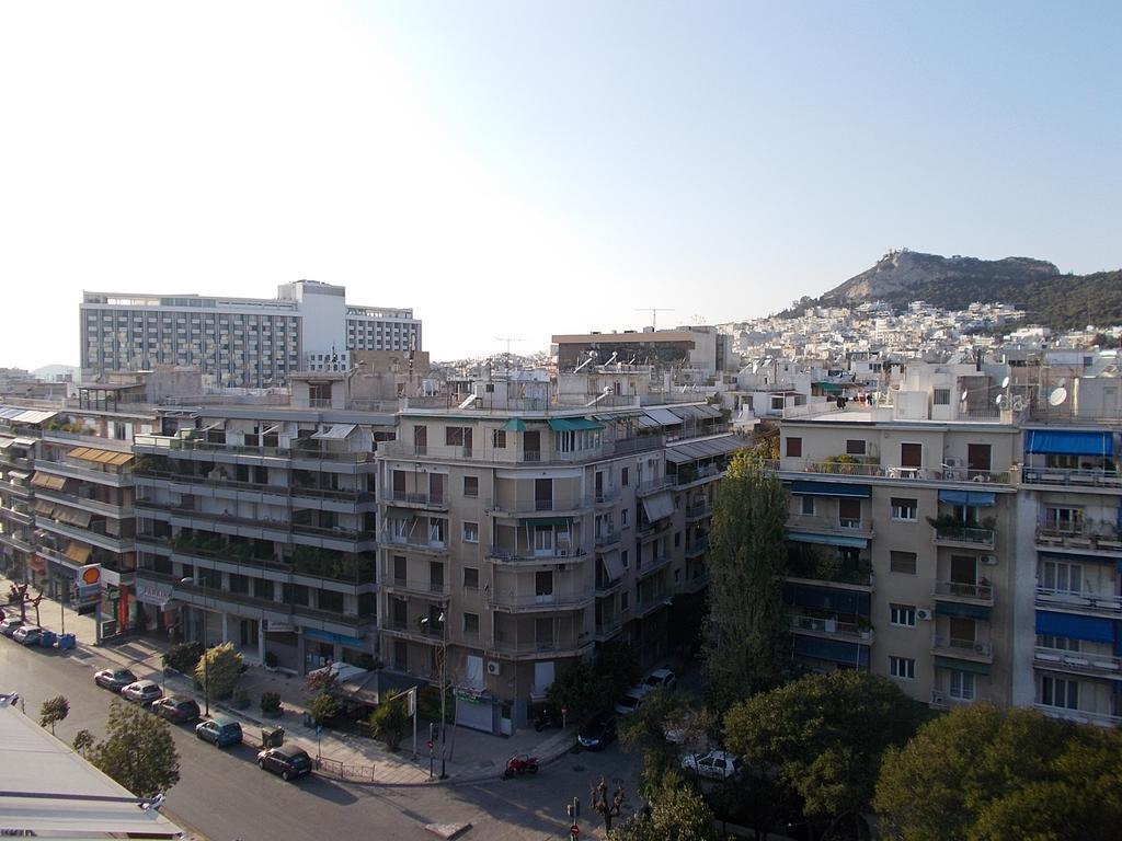 Top Floor Studio Near Metro&View&200Mbps أثينا المظهر الخارجي الصورة